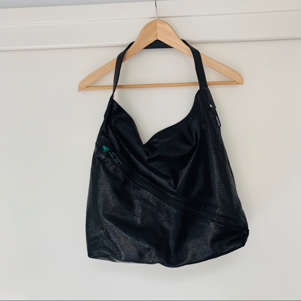 STEPHANE VERDINO Leather Bag w‎ Botanical Lining